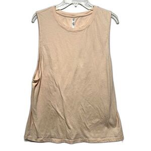 Fabletics Tank Top Sport Athletic Blush Light Pink Workout Women sz Large